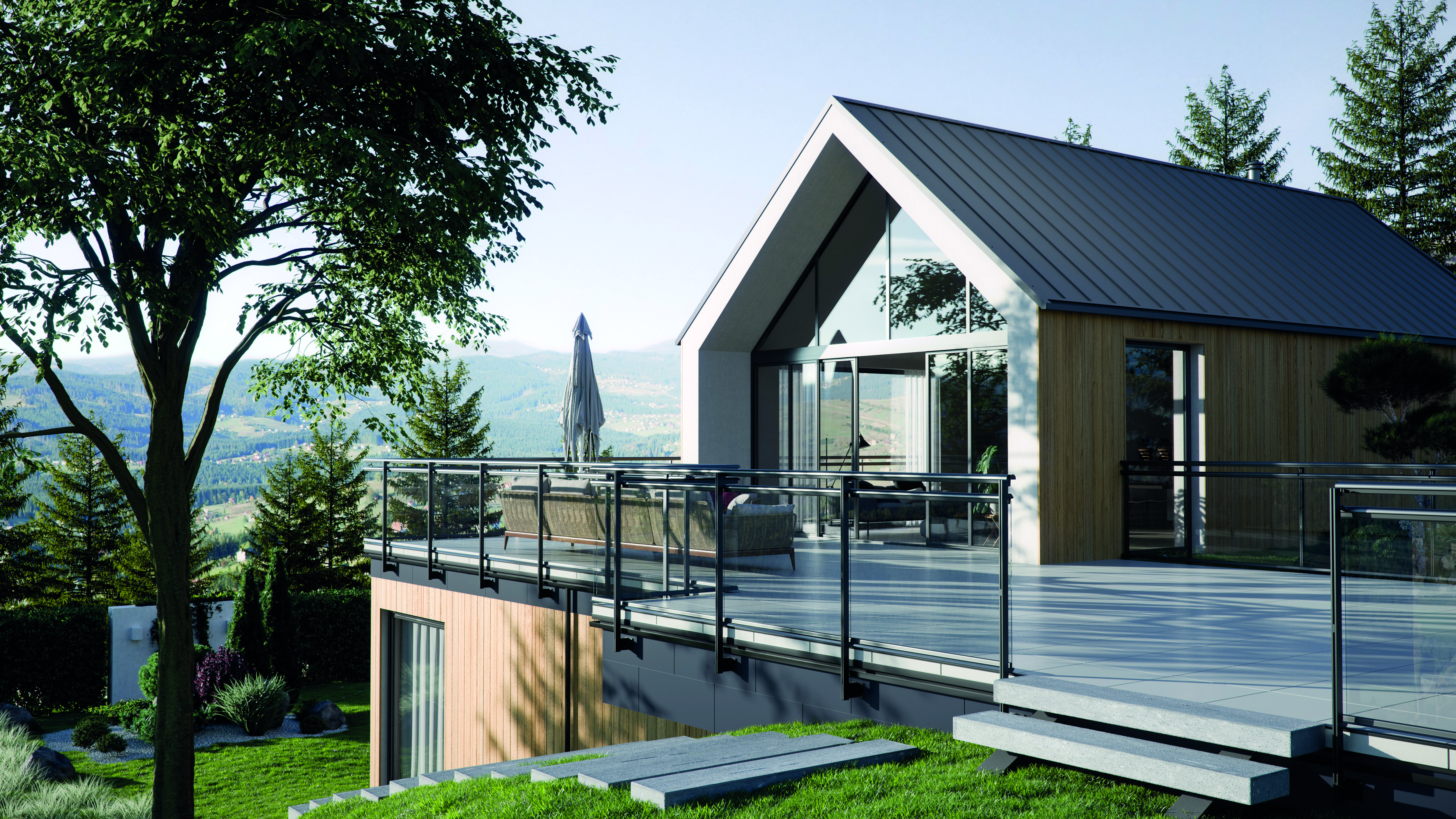 System balkonowo-tarasowy efekt końcowy